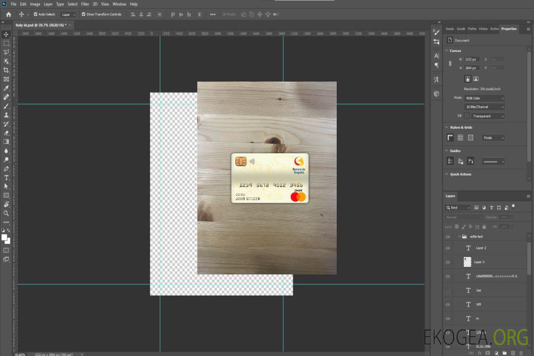 Colombie Banque Banco de Bogotá carte de débit principale photolook , avant template Colombie Banque Banco de Bogotá carte de débit principale photolook , avant template
